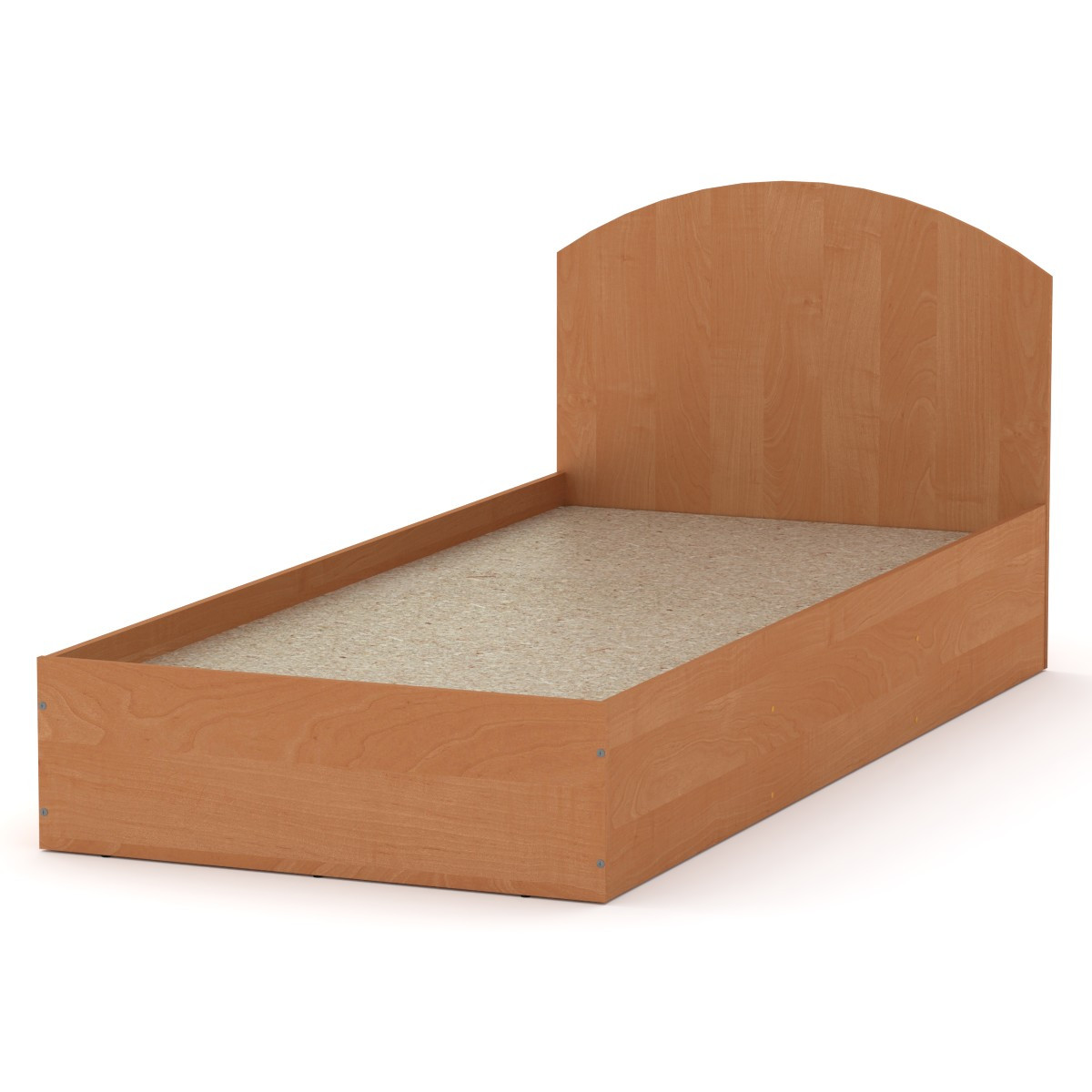 Ліжко односпальне з матрацом 90 вільха Компаніт (94х204х85 см)