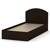 Ліжко з матрацом 90 венге темний Компаніт (94х204х85 см)