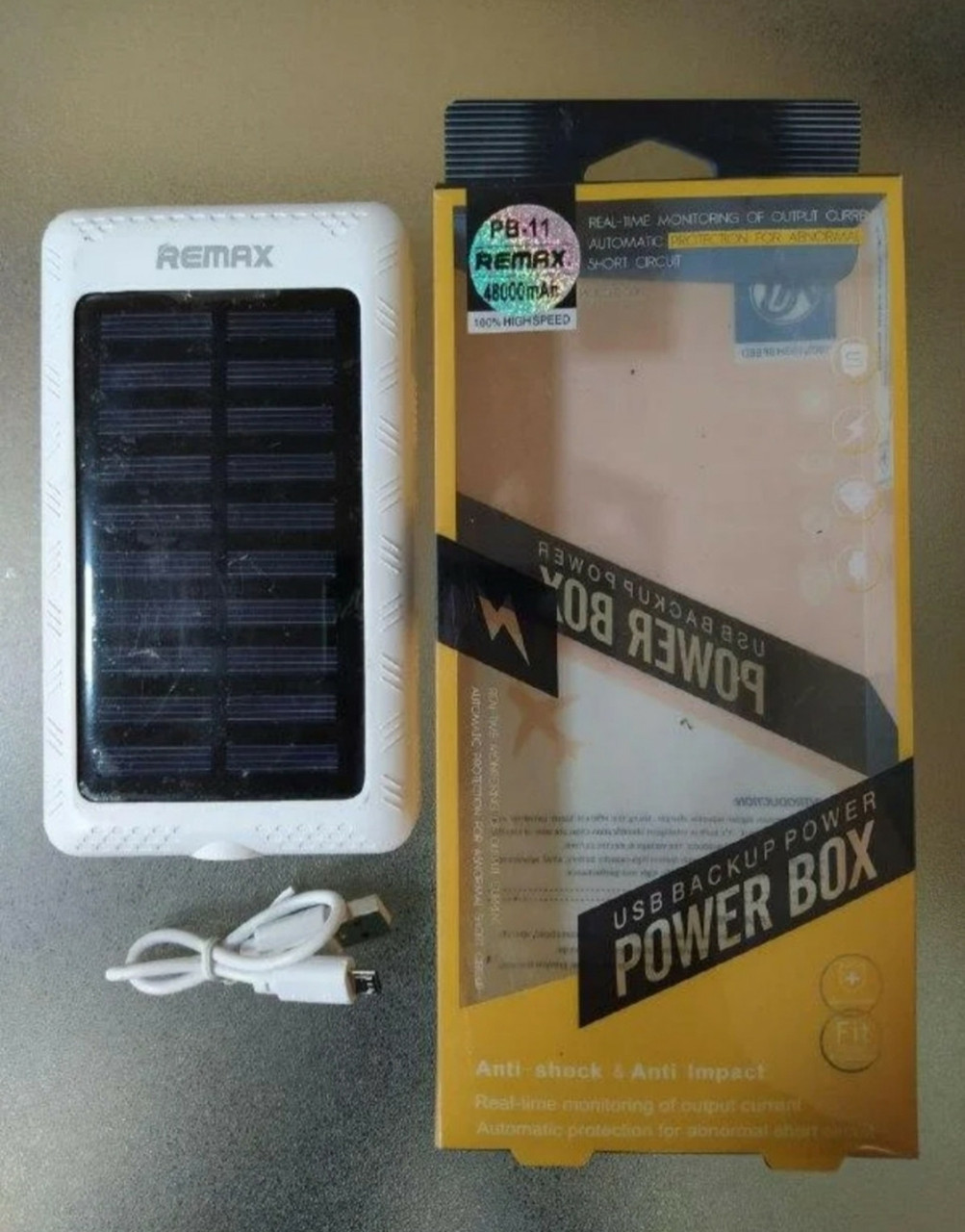 PowerBank solar Charger remax 48000 акумуляторС від сонця поверБанк Заряджання для телефона 5000 Mah 10000 20000