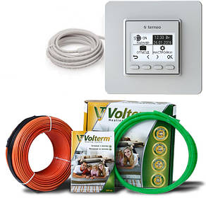 Тепла підлога електрична (комплект) Volterm HR18 140 Вт (0,8-0,9 м2) і регулятор Terneo pro