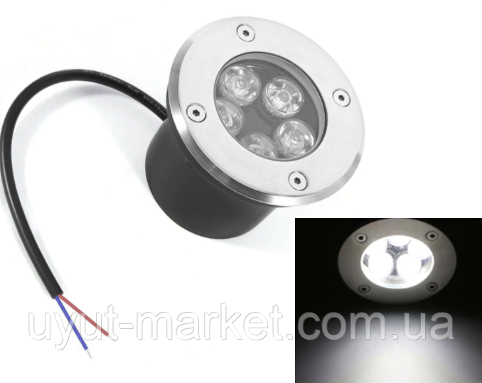 Вуличний світильник LED тротуарний 5 Вт 6500 K LM987