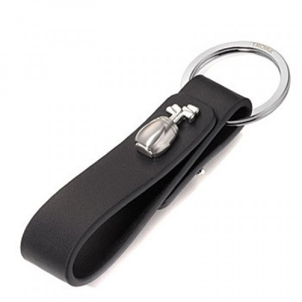 Брелок з запонкою з натуральної шкіри "Гольф" від бренду Troika, фото 1