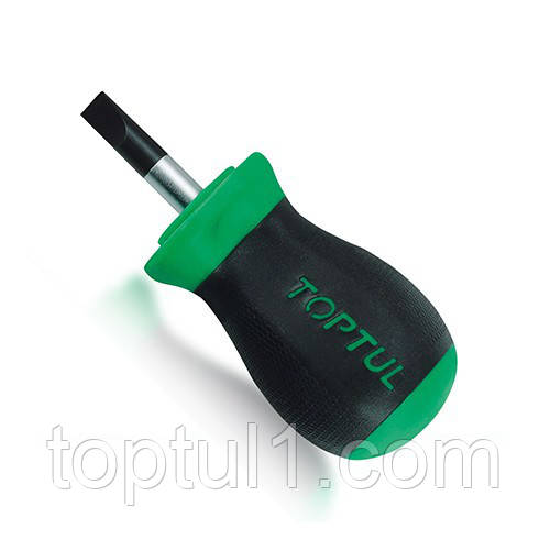 Викрутка коротка шліцьова TOPTUL 4x25 мм FABB0403