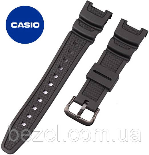Ремінець для годинника CASIO SGW-100, SGW-100-1, SGW100, SGW100-1V, SGW-100-1VEF (ЧОРНА БАКЛЯ)