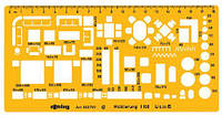Трафарет ROTRING для дизайна мебели 1:50 R8537830/S0238921