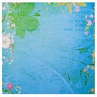 Набор бумаги для скрапбукинга Santi 30,5*30,5см 5шт Письмо цветы синие 952109