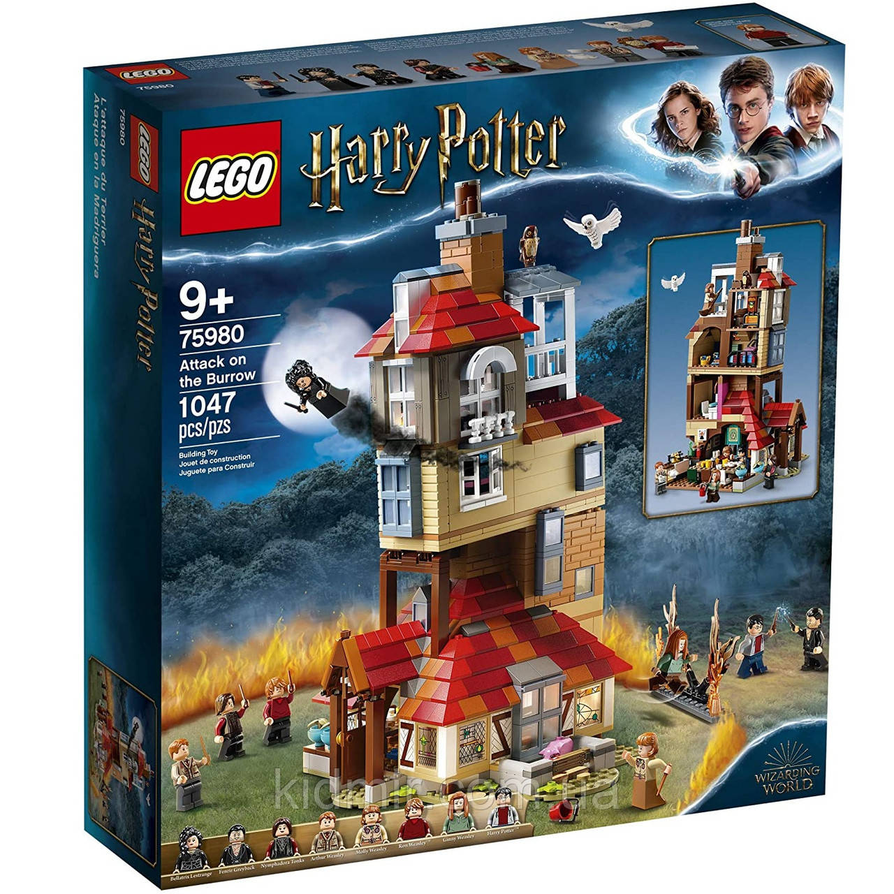 Конструктор LEGO Harry Potter 75980 Нападання на Нору