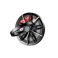 Кільце-тримач Baseus Wheel Ring Bracket Black+Silver