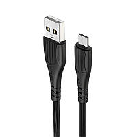 Кабель BOROFONE BX37 Wieldy USB AM to Micro 2.4A 1m black