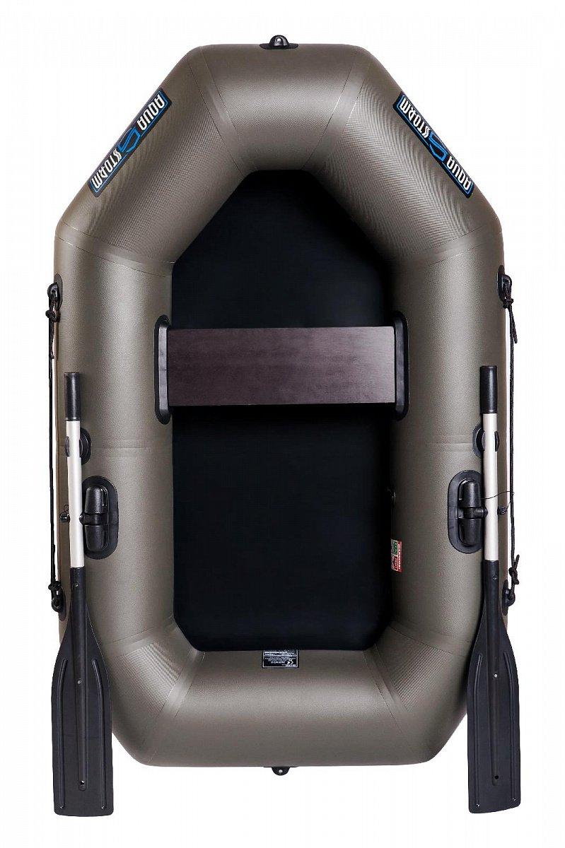 Човен надувний з ПВХ човен Aqua Storm ST 190 U гребний човен для риболовлі 1-х місцевий кочети
