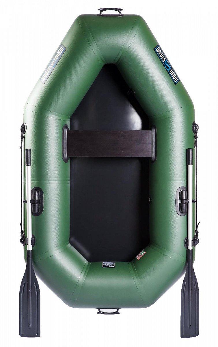 Човен надувний з ПВХ човен Aqua Storm ST 220 гребний човен для риболовлі 1-х місний