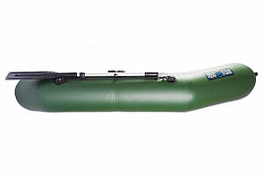 Човен надувний з ПВХ човен Aqua Storm ST 240 C гребний човен для риболовлі 2-місний сланевий настил, фото 3