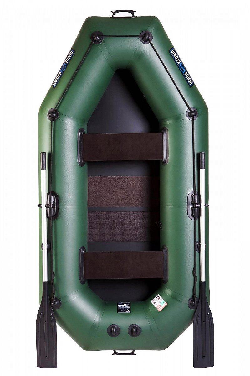 Човен надувний з ПВХ човен Aqua Storm ST 249 гребний човен для риболовлі 2-х місний