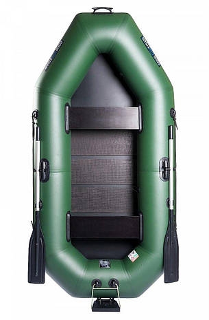 Човен надувний з ПВХ човен Aqua Storm ST 260 PT гребний човен для риболовлі 2-х місний пластиковий транець, фото 1