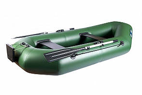 Човен надувний з ПВХ човен Aqua Storm ST 260 PT гребний човен для риболовлі 2-х місний пластиковий транець, фото 4