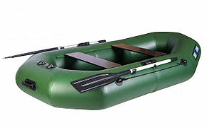 Човен надувний з ПВХ човен Aqua Storm MA 240 C PS гребний човен для риболовлі 2-х місний сланевий настил пересувні сидіння, фото 3