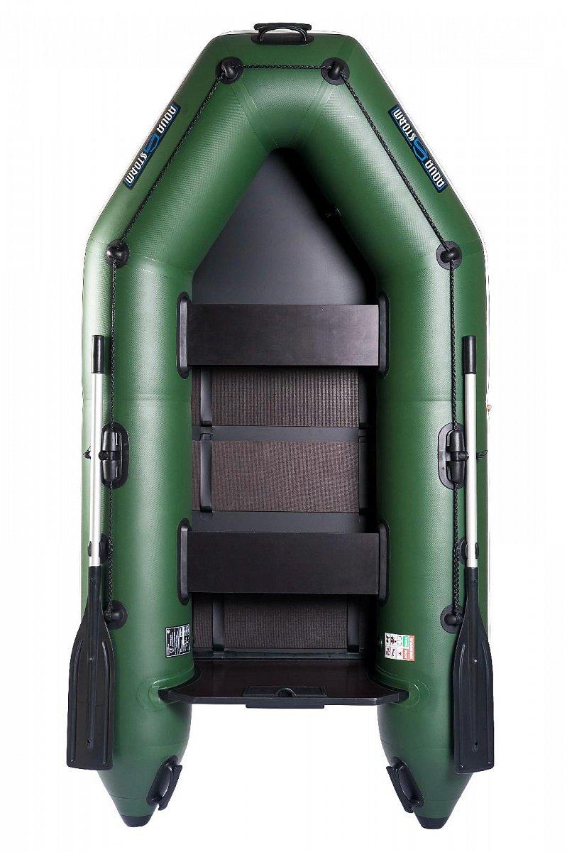 Човен надувний з ПВХ човен Aqua Storm STM 260 моторний човен для риболовлі 2-х місний