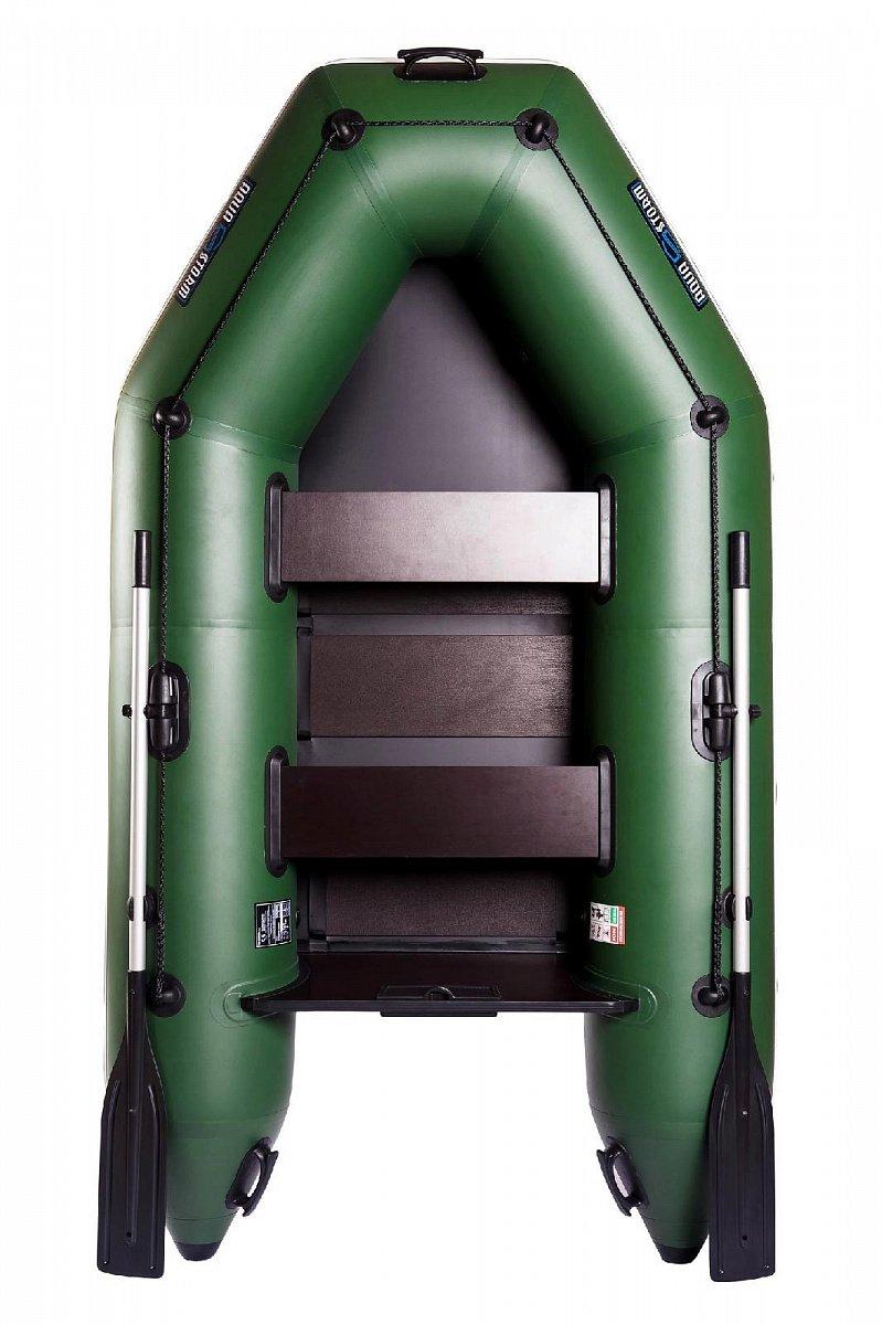 Човен надувний з ПВХ човен Aqua Storm STM 260-40 моторний човен для риболовлі 2-х місний