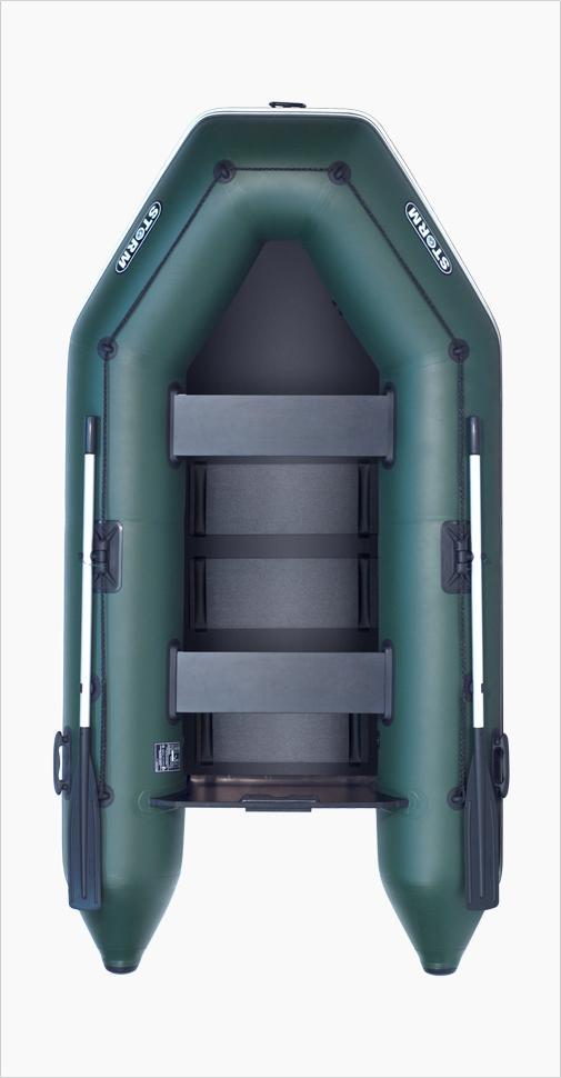 Човен надувний з ПВХ човен Aqua Storm STM 280-40 моторний човен для риболовлі 2-х місний