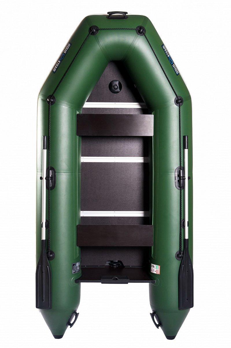 Човен надувний з ПВХ Aqua Storm STK 300 кільовий човен для риболовлі 2-х місний