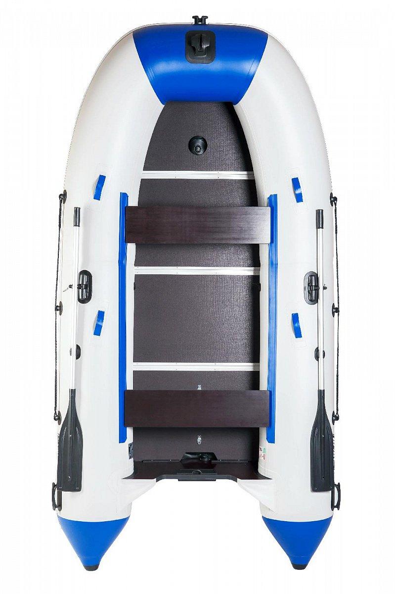 Човен надувний з ПВХ Aqua Storm STK 400 Evolution кільовий човен для риболовлі 4-х місний