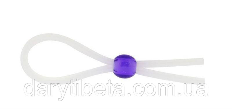 Кільце ерекційне 5" Silicon Cock Ring with Bead, LAVENDER