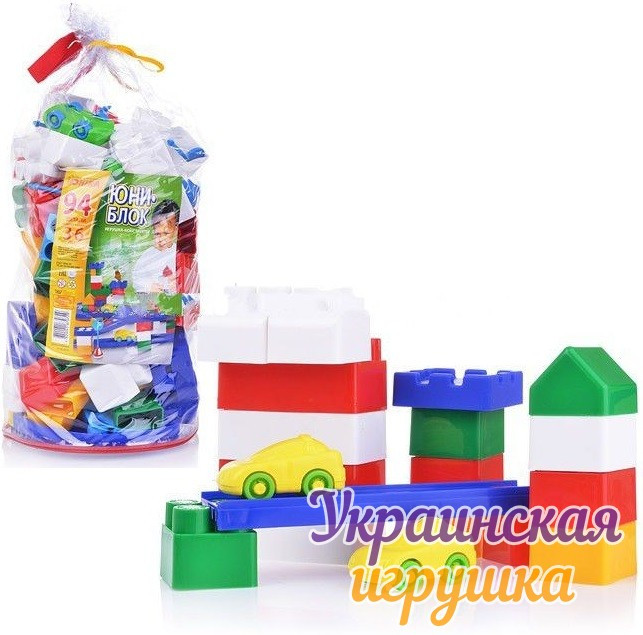 Конструктор "Юні-блок" 94 деталі 0125 Юніка Болісні кубики