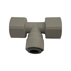 Фітинг трійник 1/2 внутрішня різьба - 3/8 трубка - 3/8 внутрішня різьба