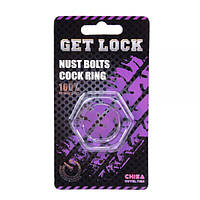 Кільце ерекційне Nust Bolts Cock Ring-Clear