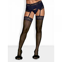 Панчохи Obsessive Drimera stockings blue L / XL