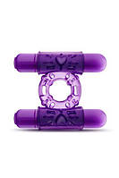 Ерекційне віброкольцо PLAY WITH ME DOUBLE PLAY PURPLE