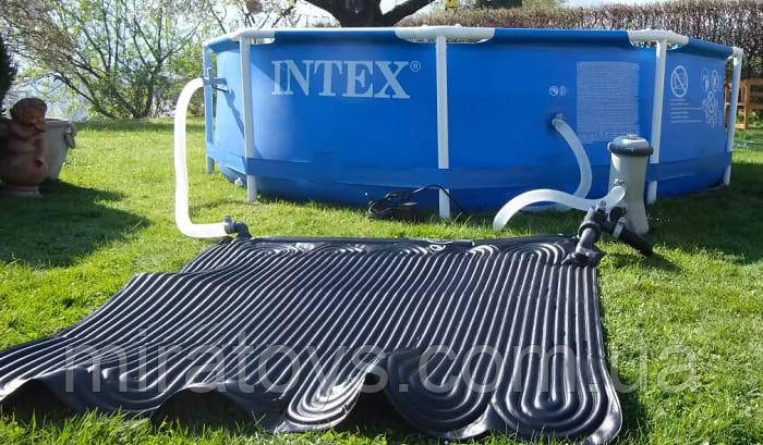 Килимок нагрівач для басейнів Intex 28685. Розмір 120 х 120 см. Працює від 1 250 л/год до 7570 л/год