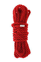 Мотузка для бондажу BLAZE DELUXE BONDAGE ROPE 5M RED