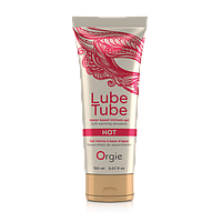 Зігрівальне мастило для сексу "LUBE TUBE HOT" Orgie