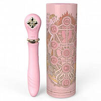 Вібромасажер-пульсатор із підігрівом ZALO DESIRE, Fairy Pink