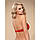 Бюстгальтер Obsessive 838-bra-3 bra red S/M, червоній, S/M, фото 4