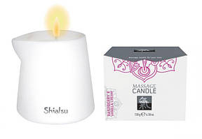 Свічка для масажу SHIATSU Малина та Ванільний крем, 130 г