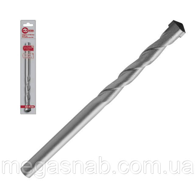 Свердло по бетону 6*100мм під ударну дриль Sand Blaster INTERTOOL SD-4106, фото 1