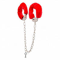 Окові з хутром Ankle Cuffs, Red
