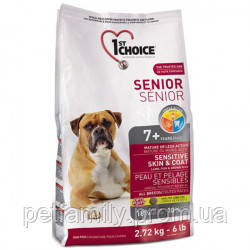 1st Choice Senior Sensitive Skin&Coat Lamb&Fish сухий корм для літніх або малоактивних собак 12 кг