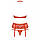 Комплект Adore Obsessive 838-SEG-3 SET ,S / M, Червоний, S/M, фото 3