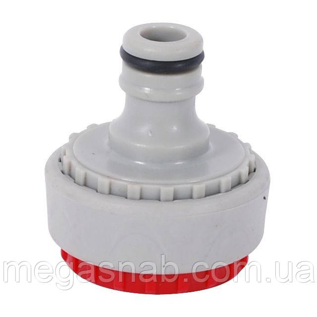 Адаптер універсальний для конектора 1/2" з внутрішньою різьбою 3/4" 1" INTERTOOL GE-1111, фото 1