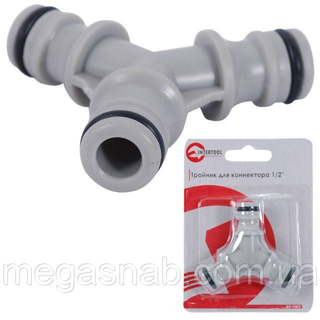 Трійник для конектора 1/2" INTERTOOL GE-1003, фото 1