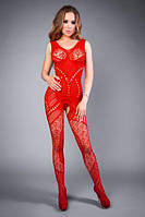 Комбінезон червоний з візерунками LeFrivole S-L, Червоний, One Size