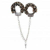 Окови з хутром Metal, Leopard