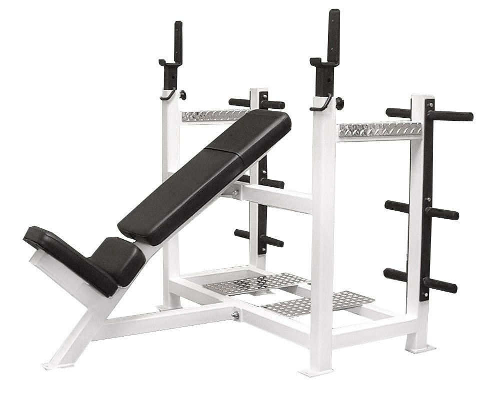 Лавка для жиму похила з платформою