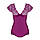 Боді Obsessive Moketta teddy purple S / M, фото 2