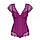 Боді Obsessive Moketta teddy purple S / M, фото 3