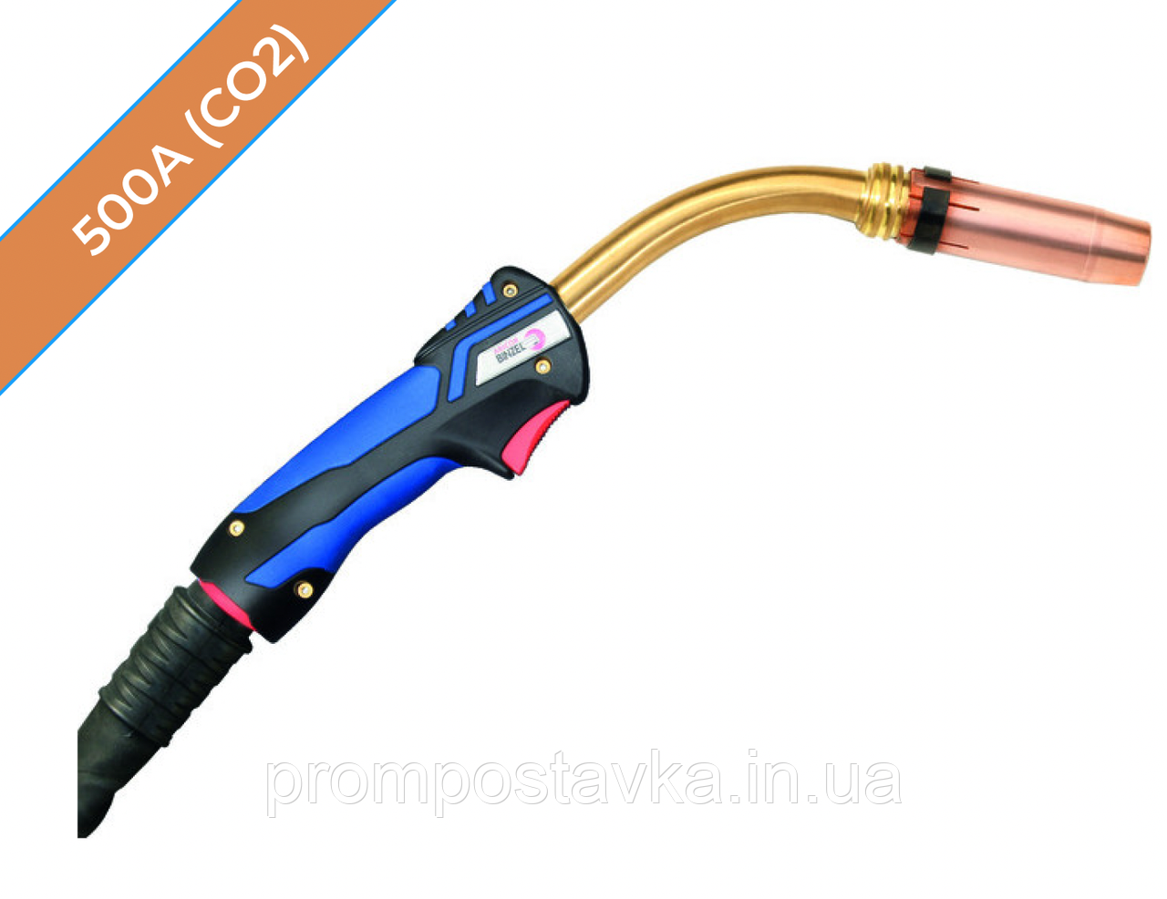 Зварювальний пальник MIG/MAG Abicor Binzel МВ EVO PRO 501 D WZ-2 рідинне охолодження, фото 1