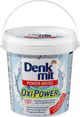 Плямовивідник з активним киснем для білих речей Denkmit Oxi Power Power-weiss 750 г.